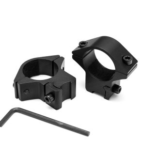 Chân lắp kính ngắm thấp ( phi 25mm, rãnh 11-13mm )
